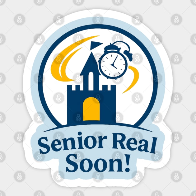 Senior Real Soon! - T-Shirt Clear Design Sticker by Disney For Seniors